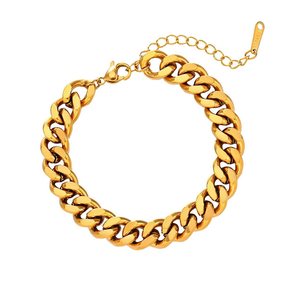 18k gold plated stainless steel
